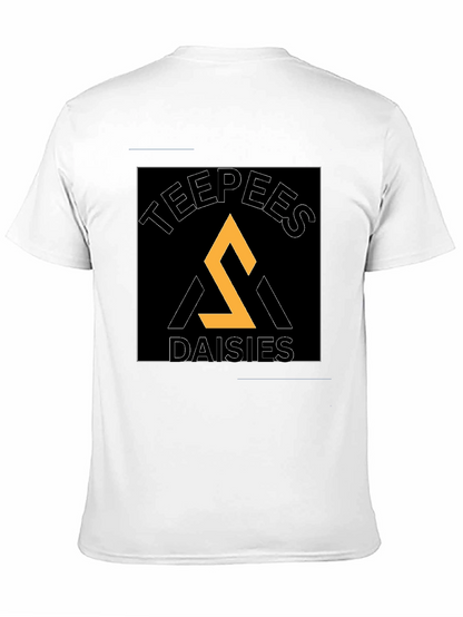 Teepees Daisies Black T-Shirt