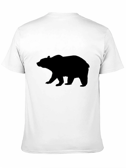 Bear Silhouette Black T-Shirt
