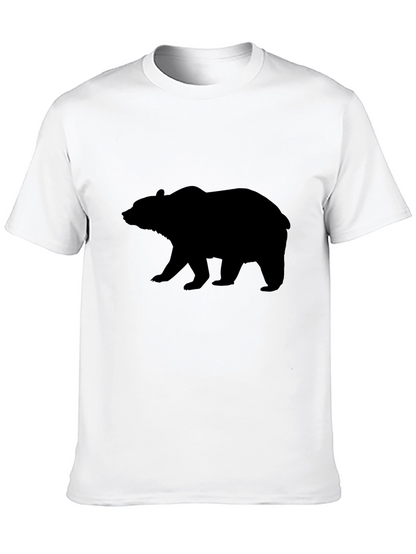 Bear Silhouette Black T-Shirt