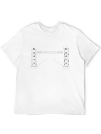London Bridge Black Graphic Tee