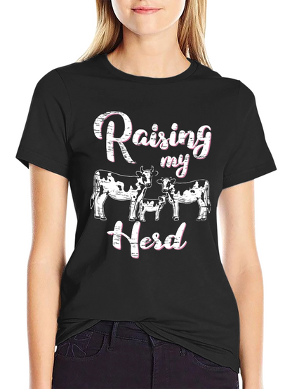Raising My Herd Graphic T-Shirt - Farm Life Tee