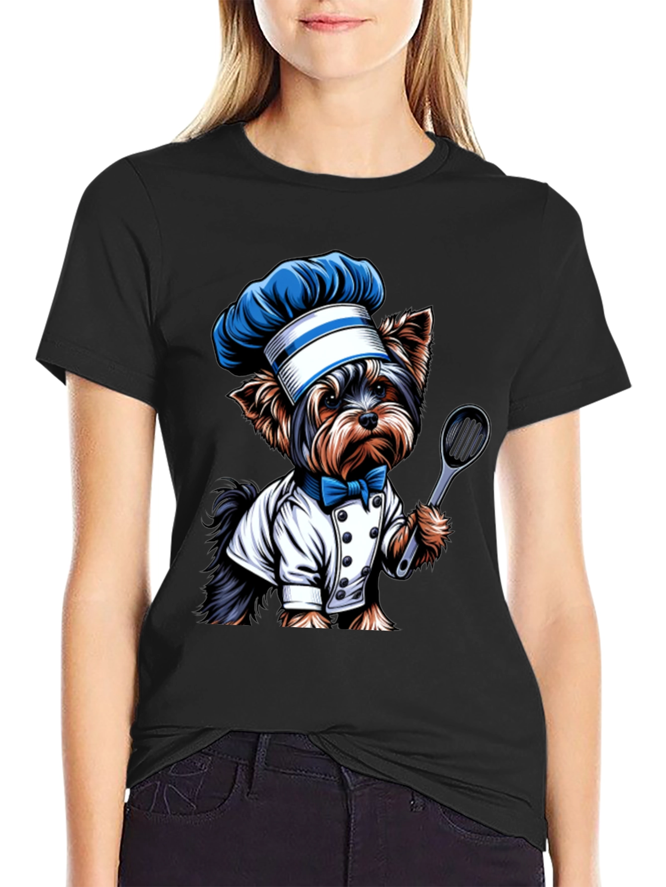 Dog Chef T-Shirt - Cute Cartoon Design