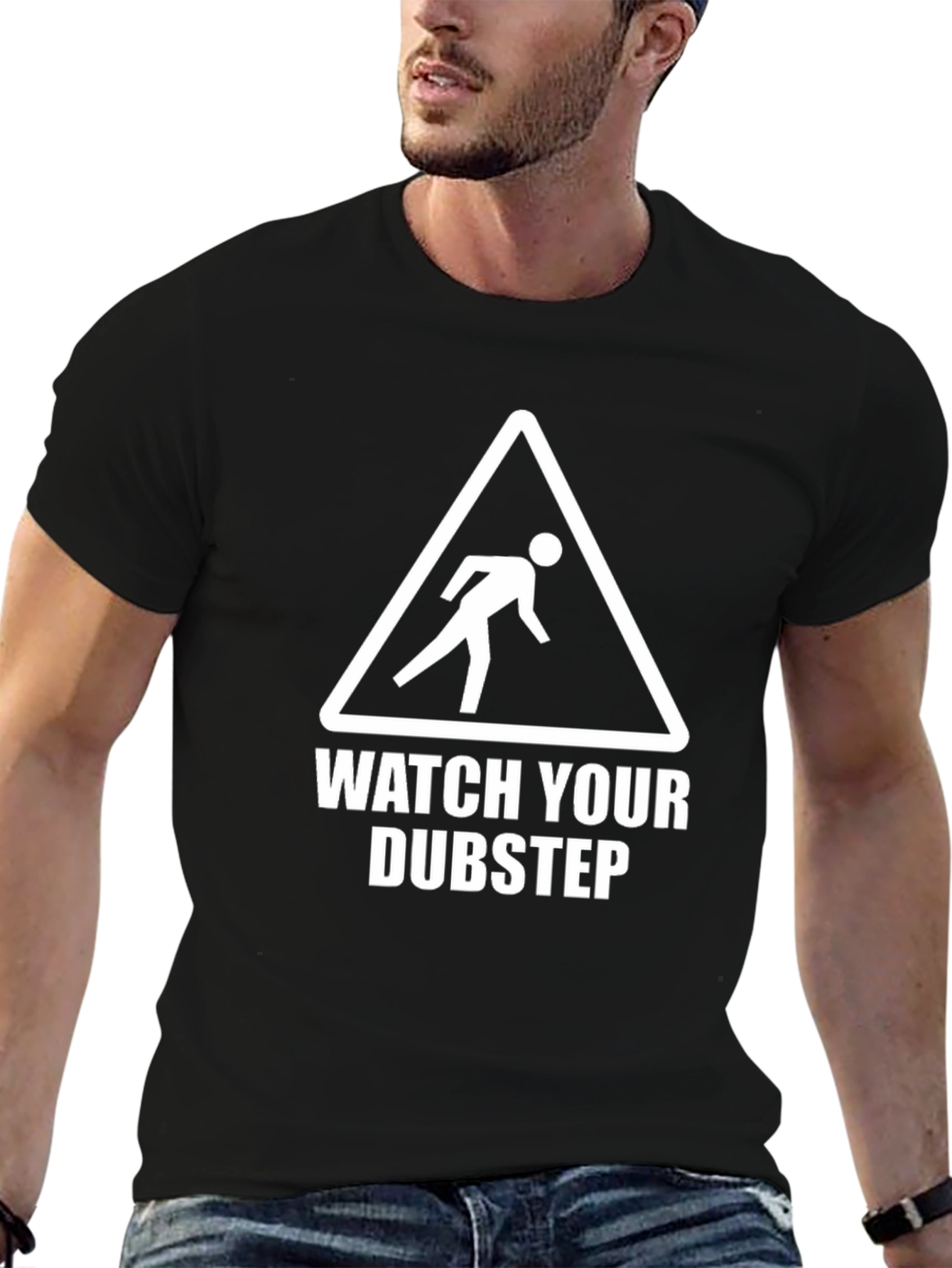Watch Your Dubstep Graphic Tee - Black
