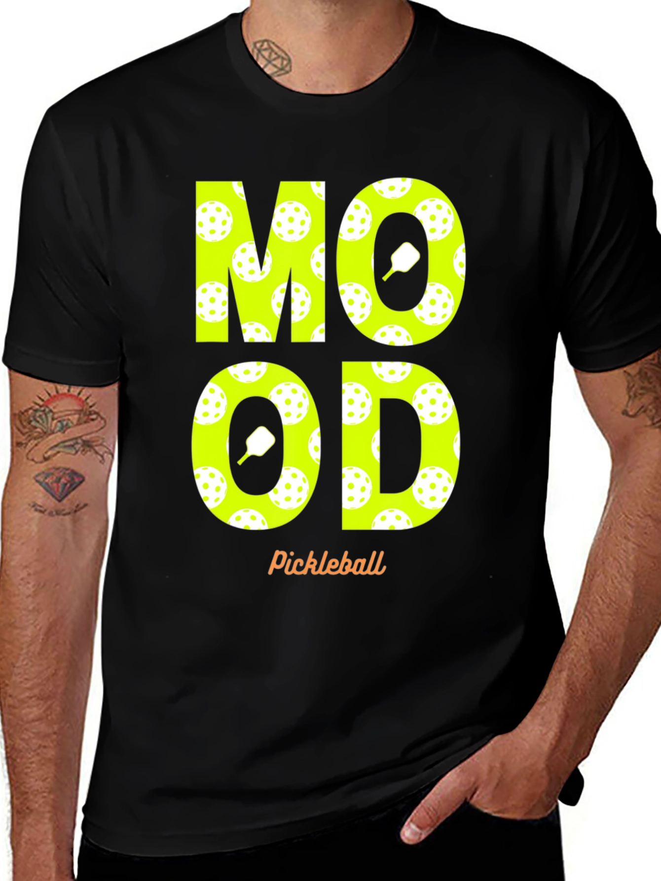 Pickleball Mood T-Shirt - Fun & Sporty Design