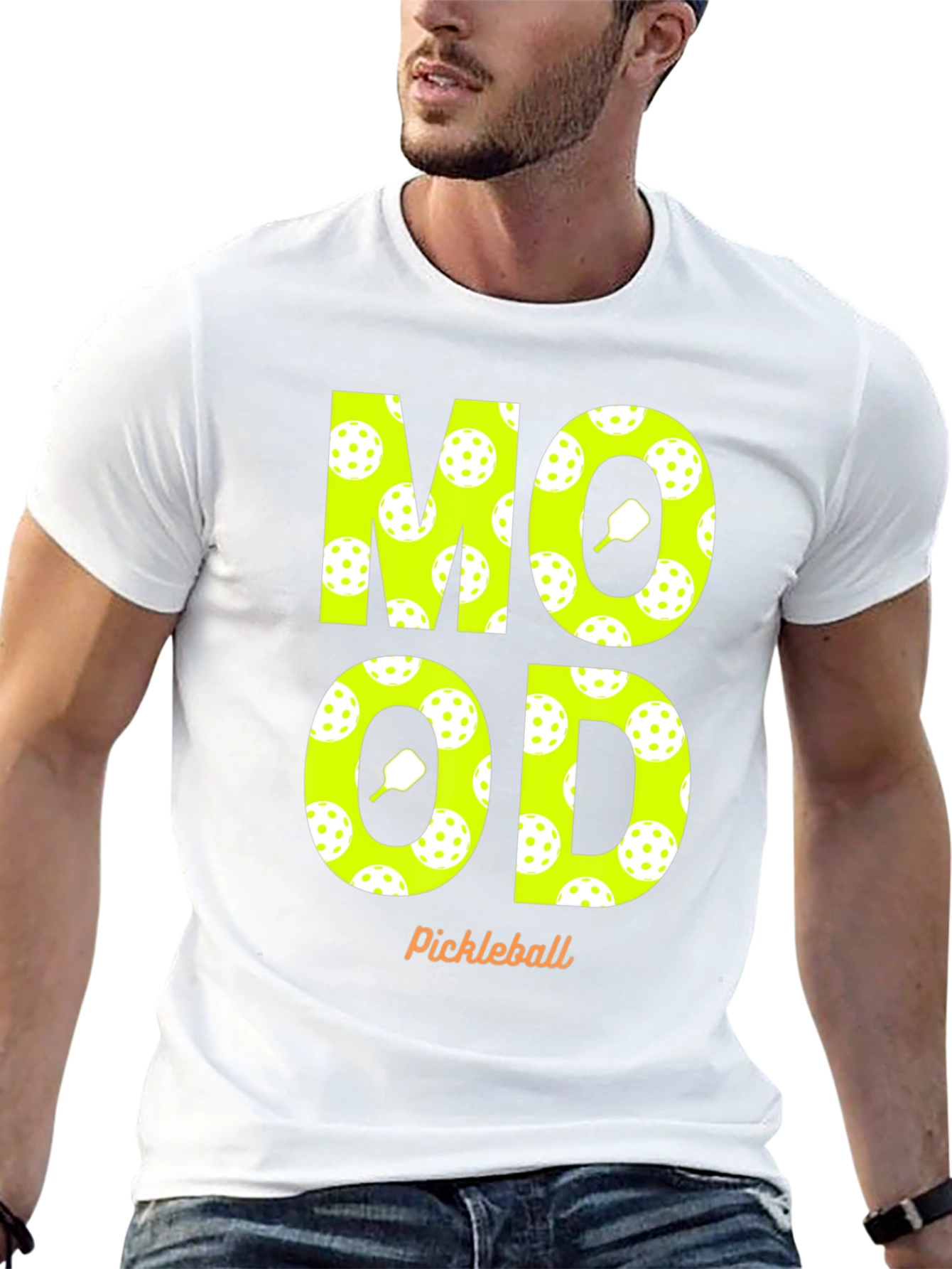 Pickleball Mood T-Shirt - Fun & Sporty Design