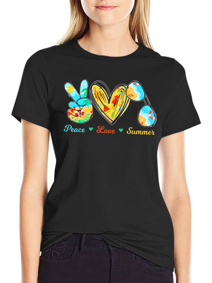 Peace Love Summer Graphic Tee