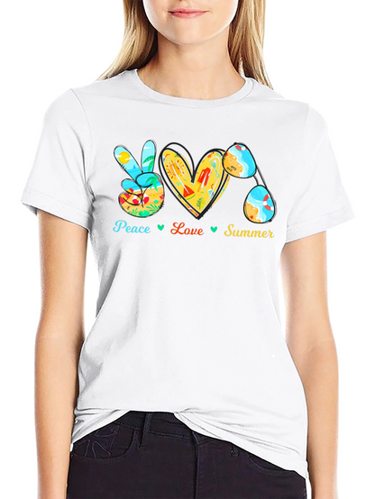 Peace Love Summer Graphic Tee