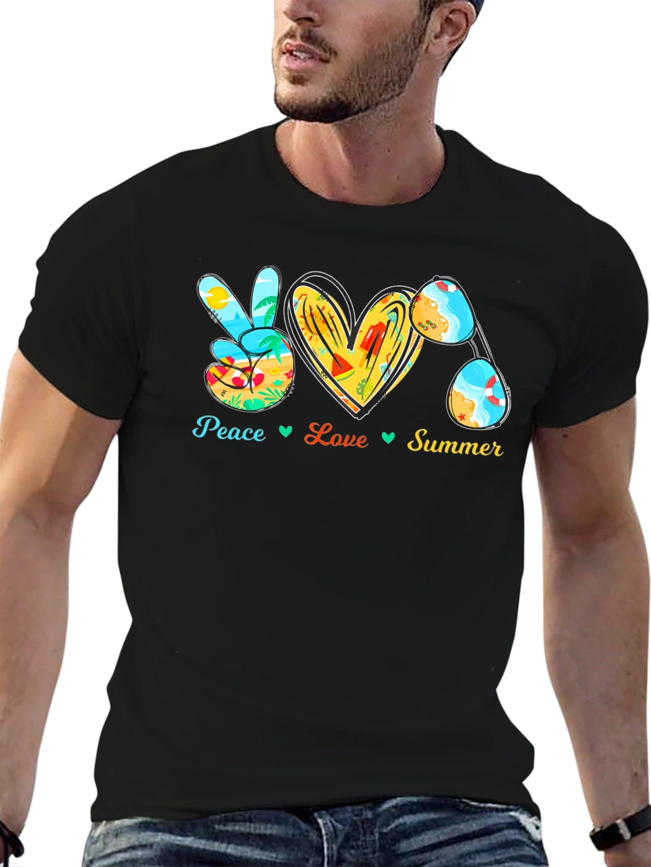 Peace Love Summer Graphic Tee