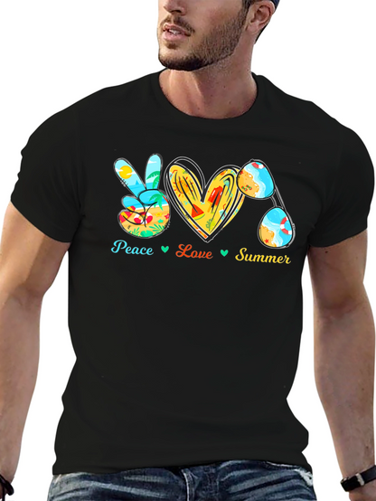 Peace Love Summer Graphic Tee