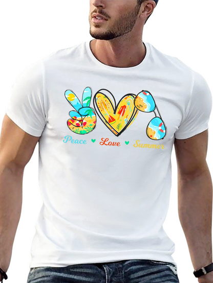 Peace Love Summer Graphic Tee