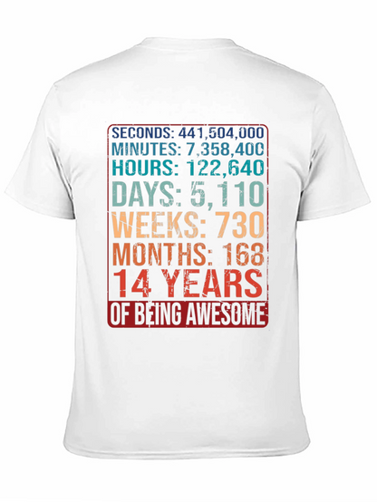 14 Years of Awesome Graphic T-Shirt