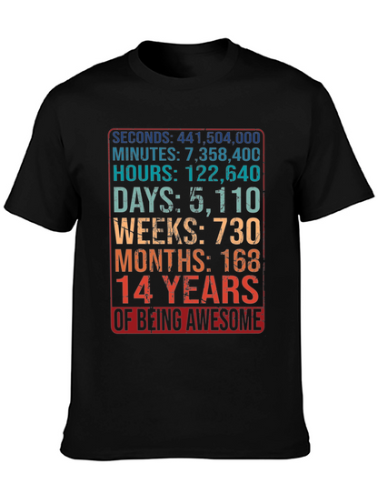 14 Years of Awesome Graphic T-Shirt