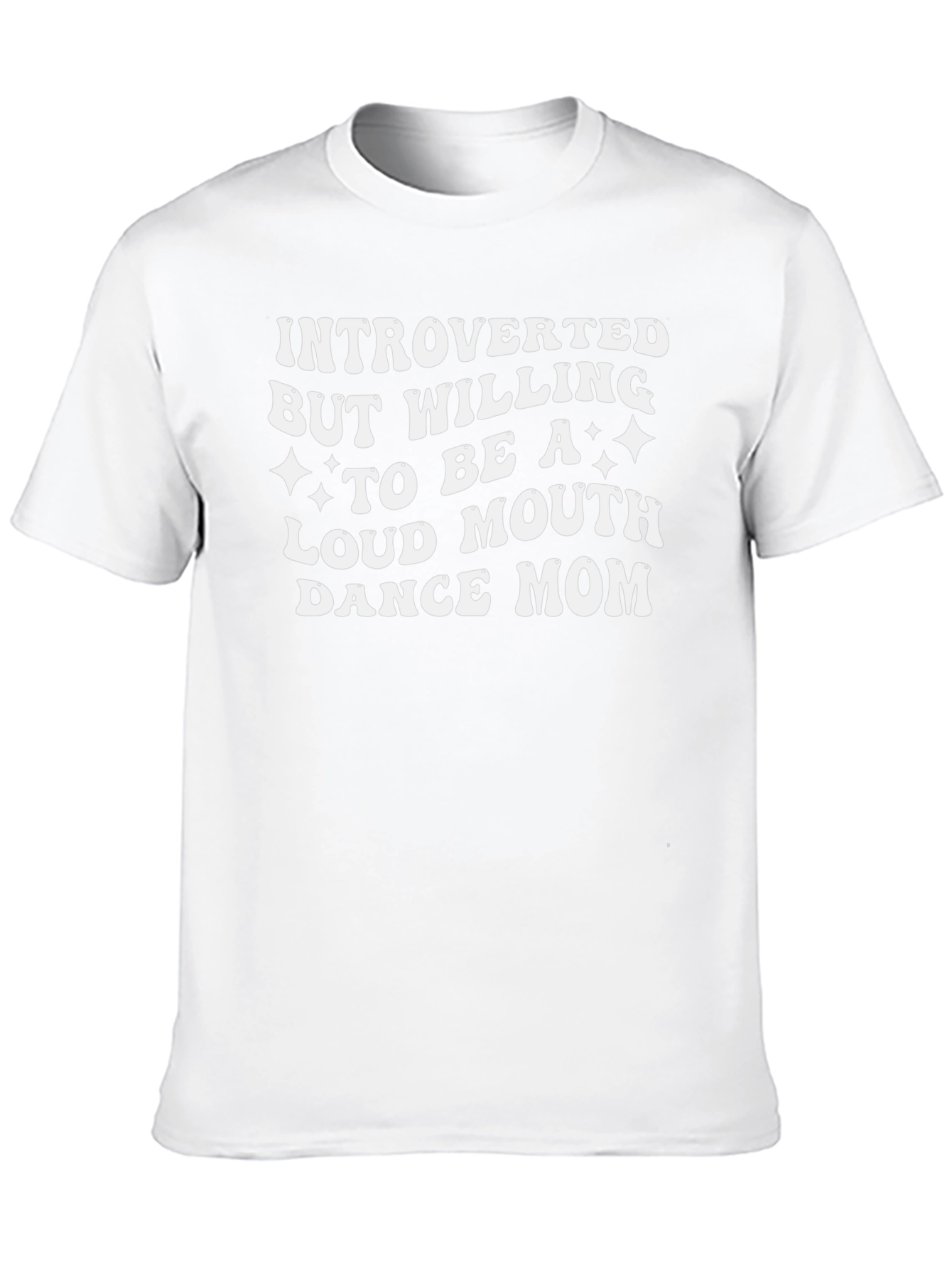 Introverted Dance Mom Graphic Tee - Black