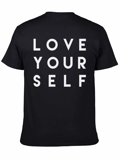 Love Yourself Black Graphic Tee