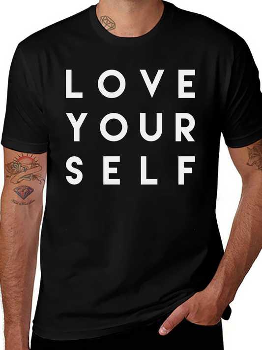 Love Yourself Black Graphic Tee
