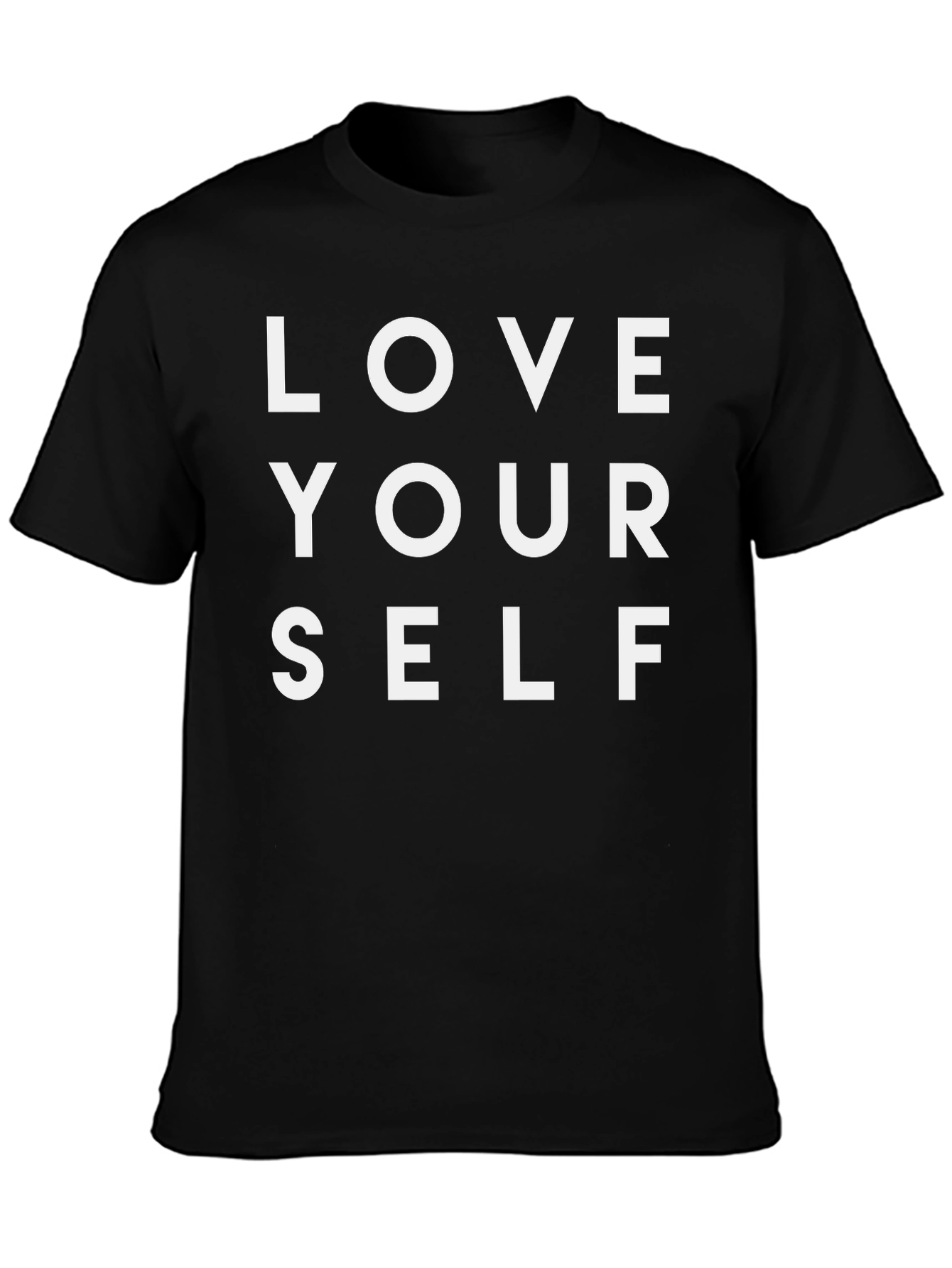 Love Yourself Black Graphic Tee