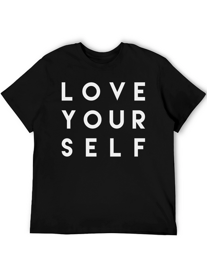 Love Yourself Black Graphic Tee