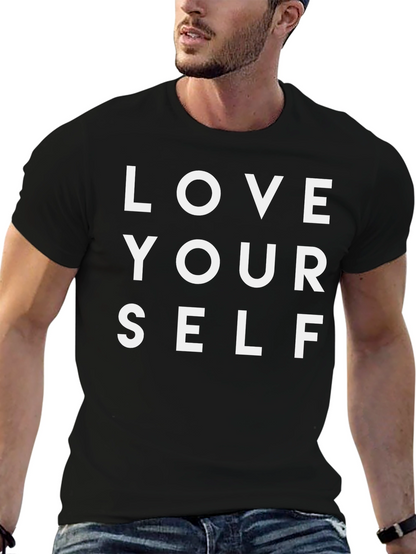 Love Yourself Black Graphic Tee