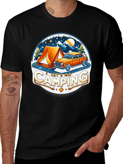 Lets Go Camping Graphic T-Shirt