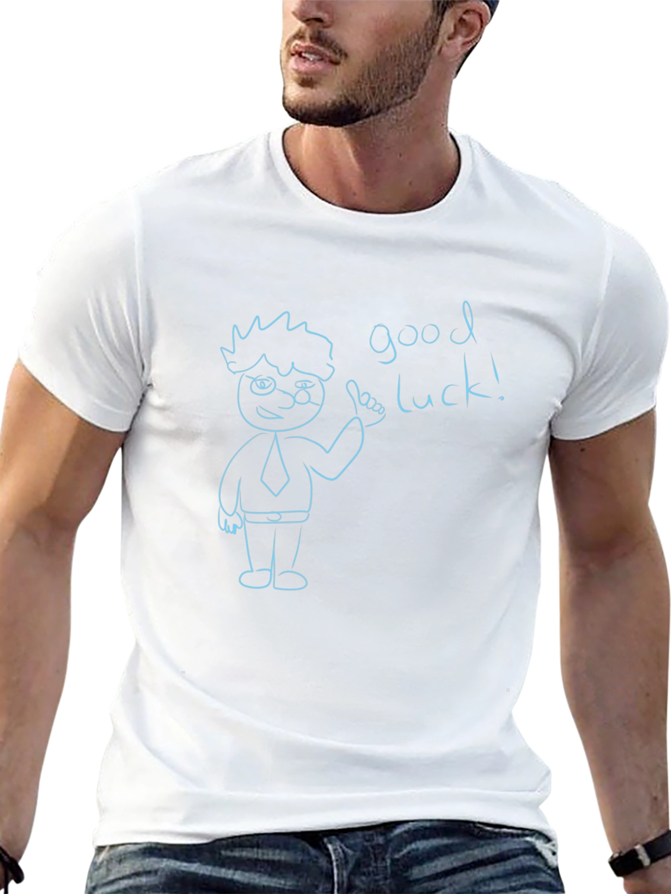 Good Luck Graphic Tee - Black
