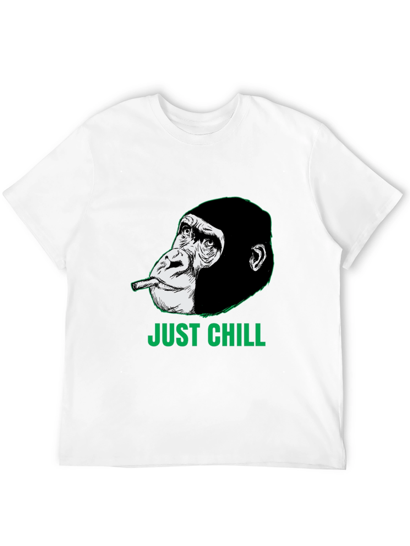 Just Chill Gorilla Graphic Tee - Relaxed Style