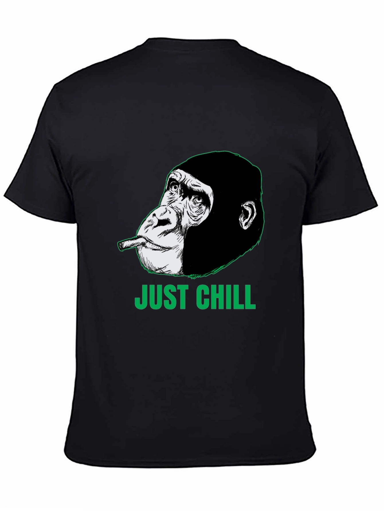 Just Chill Gorilla Graphic Tee - Relaxed Style