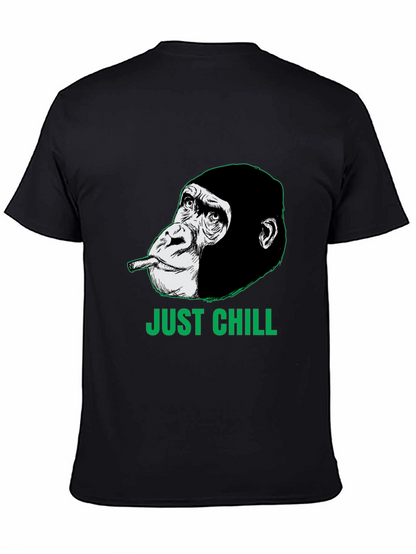 Just Chill Gorilla Graphic Tee - Relaxed Style