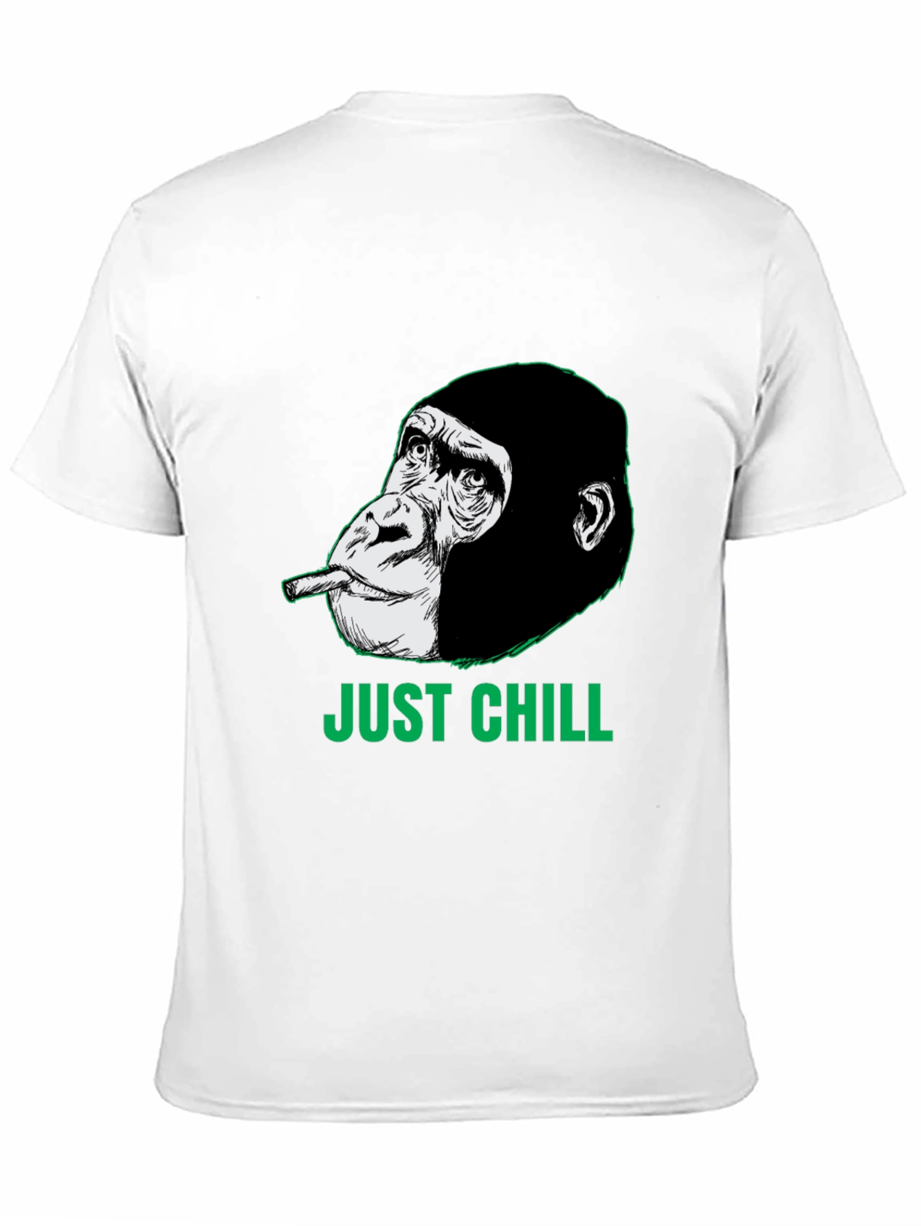 Just Chill Gorilla Graphic Tee - Relaxed Style