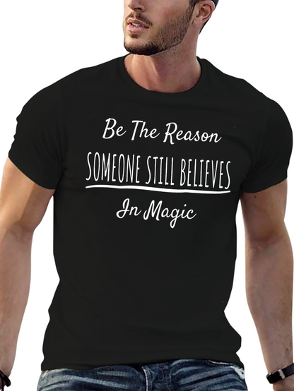 Believe in Magic Graphic Tee - Black T-Shirt
