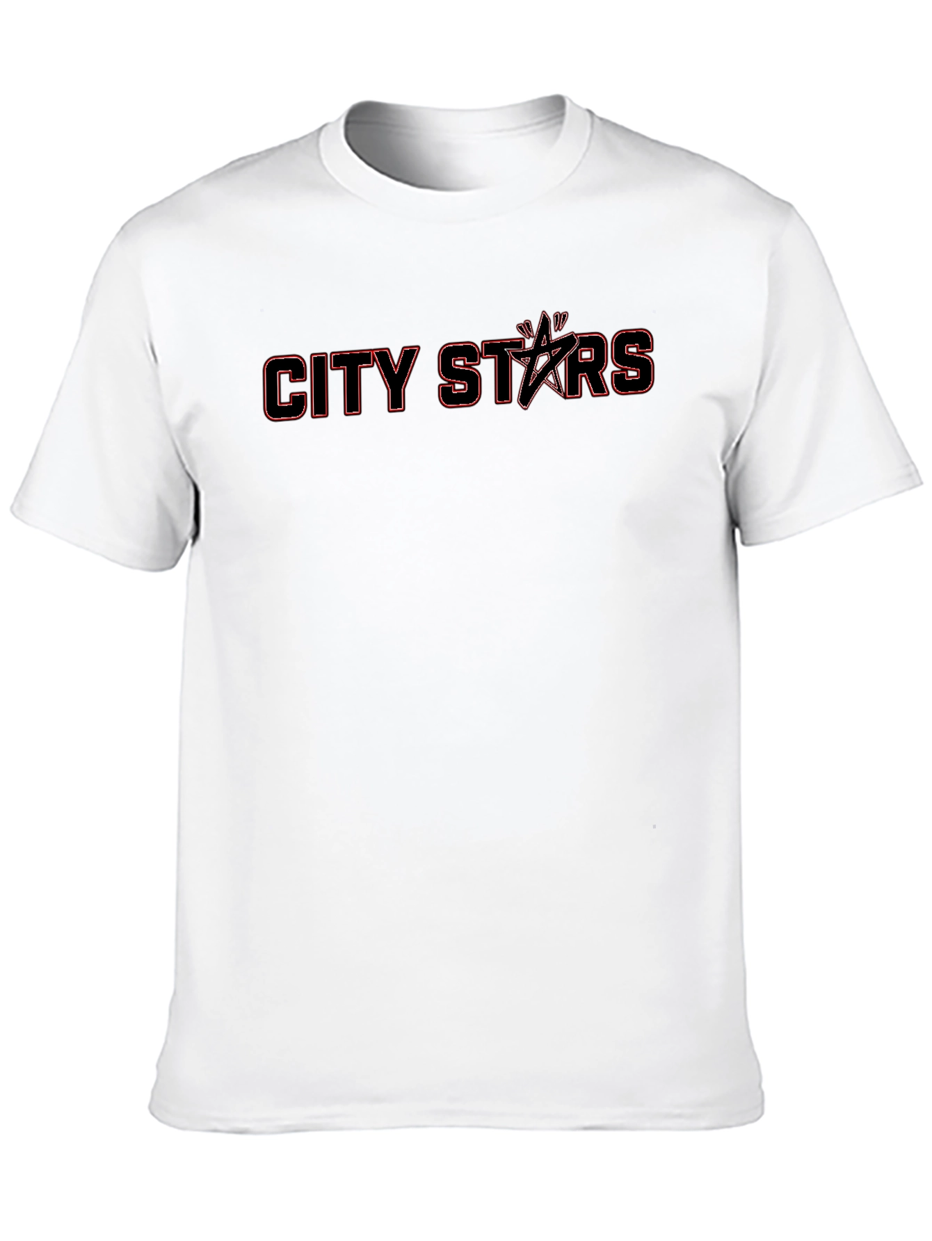 City Stars Black Graphic Tee