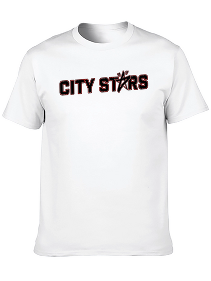 City Stars Black Graphic Tee