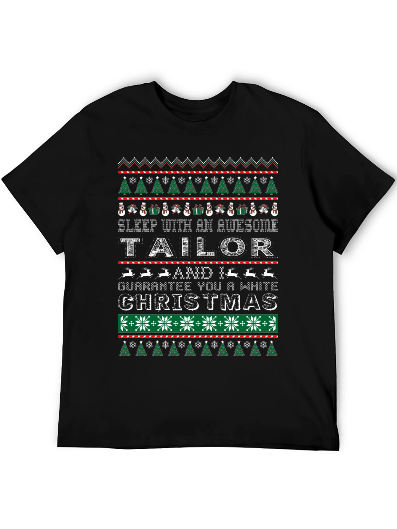 Awesome Tailor Christmas Graphic Tee