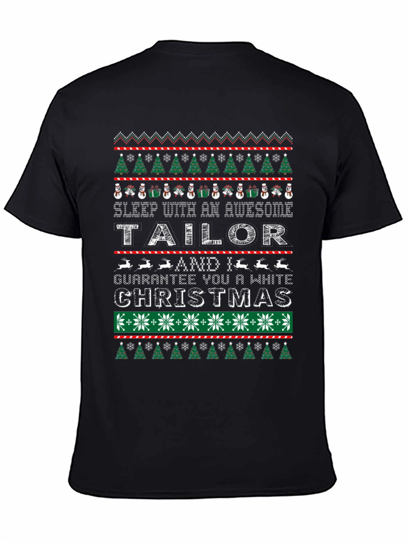 Awesome Tailor Christmas Graphic Tee