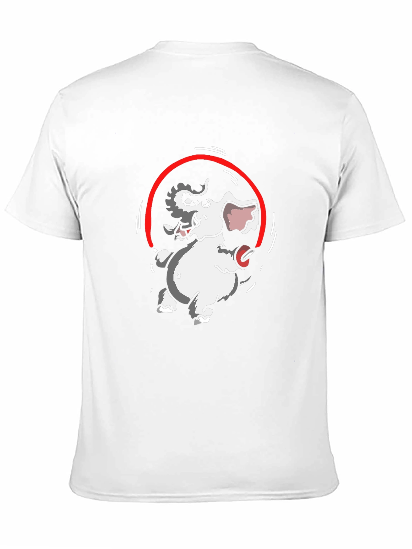 Elephant Rope T-Shirt - Black Cotton Graphic Tee