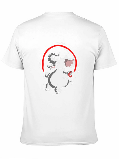 Elephant Rope T-Shirt - Black Cotton Graphic Tee