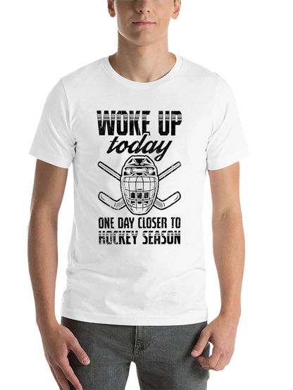 Hockey Season Graphic Tee - Black