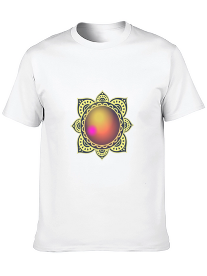 Mandala Print Black T-Shirt - Stylish & Comfortable