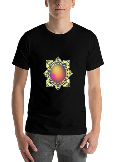 Mandala Print Black T-Shirt - Stylish & Comfortable