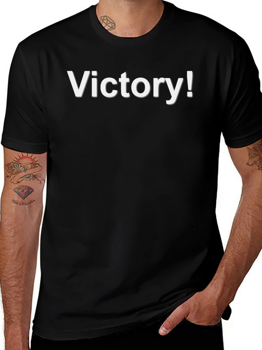 Victory T-Shirt - Mens Black Short Sleeve Tee