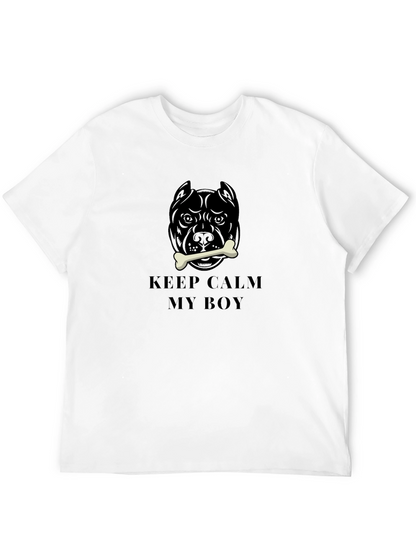 Keep Calm Pitbull T-Shirt - Dog Lover Tee