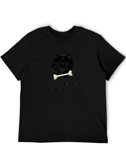 Keep Calm Pitbull T-Shirt - Dog Lover Tee