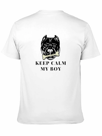 Keep Calm Pitbull T-Shirt - Dog Lover Tee