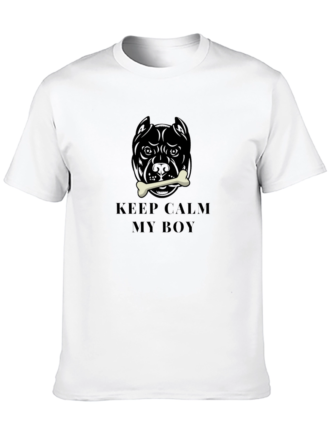 Keep Calm Pitbull T-Shirt - Dog Lover Tee