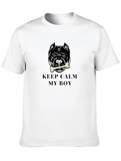 Keep Calm Pitbull T-Shirt - Dog Lover Tee