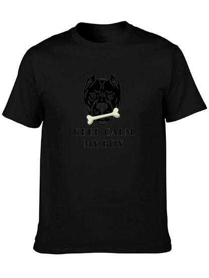 Keep Calm Pitbull T-Shirt - Dog Lover Tee