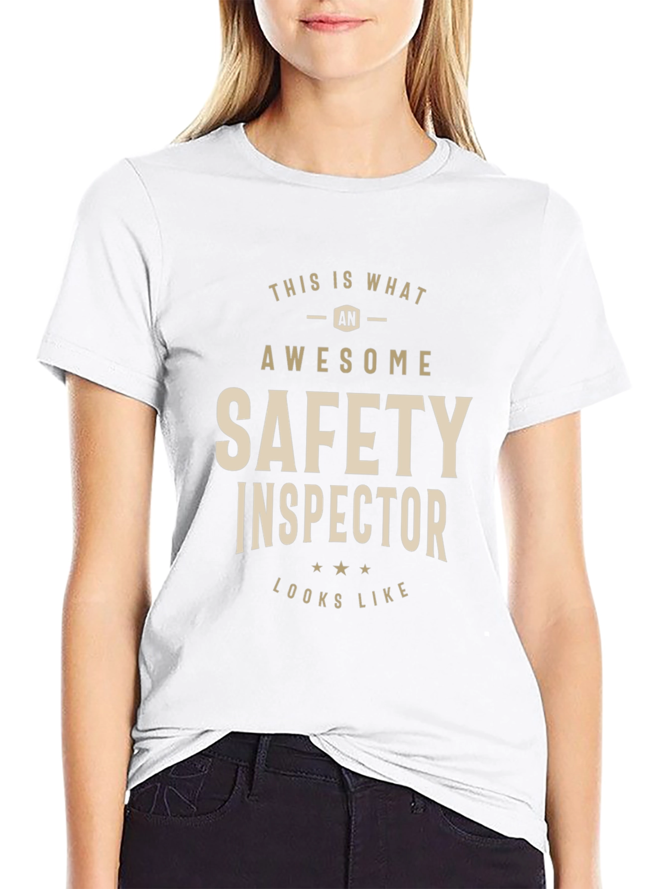 Awesome Safety Inspector Graphic T-Shirt