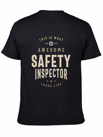 Awesome Safety Inspector Graphic T-Shirt