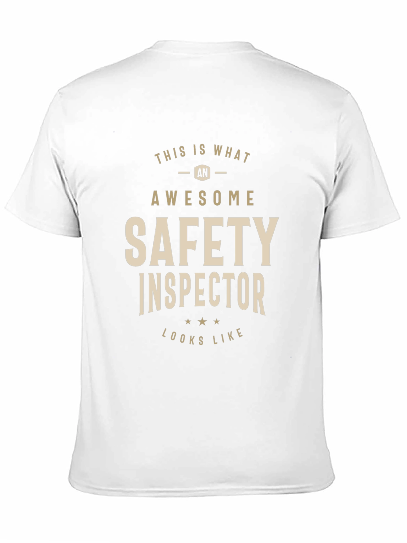 Awesome Safety Inspector Graphic T-Shirt