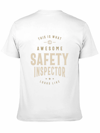 Awesome Safety Inspector Graphic T-Shirt