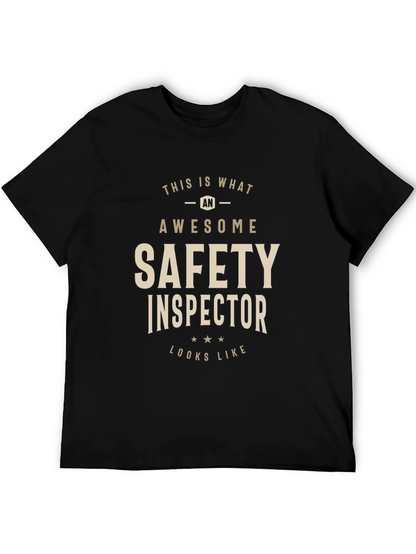 Awesome Safety Inspector Graphic T-Shirt